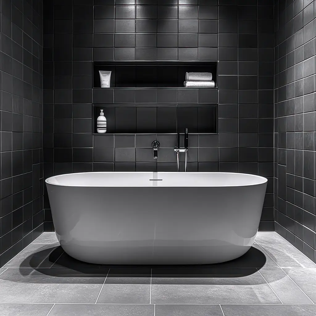 Compact Soaking Bathtub